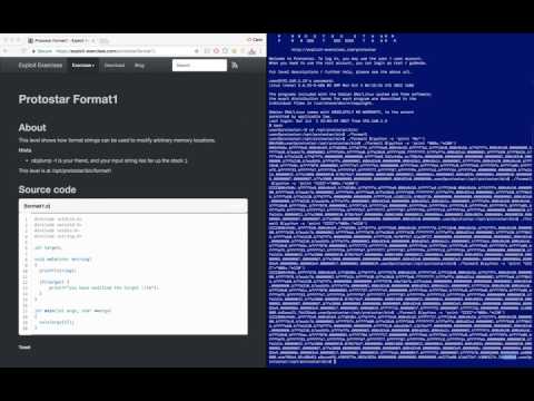 protostar format1 https://exploit-exercises.com/ [ solution ]