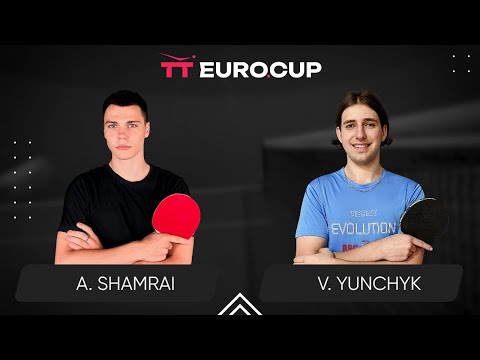 18:00 Andrii Shamrai - Valentyn Yunchyk 10.03.2024 TT Euro.Cup Ukraine Star TABLE 3