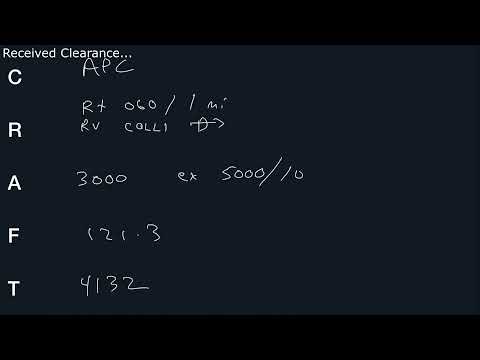 IFR Clearance Practice - Beginner