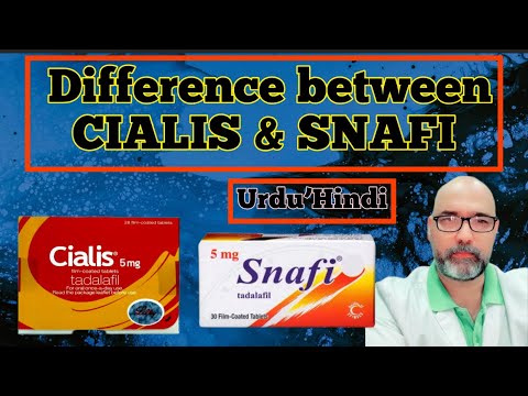 Difference Between Cialis and Snafi (TADALAFIL) || Spanish Pk
