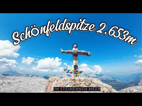 Schönfeldspitze 2.653 m im Steinernen Meer von  Maria Alm - Riemannhaus  Salzburg Land 🏔️