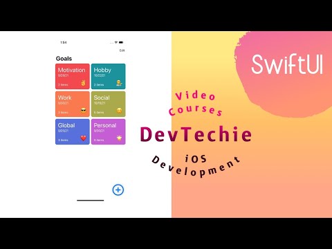 Goals App: SwiftUI 3, iOS 15, Protocols, MVVM, Firebase, Repository Pattern