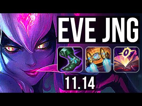 EVELYNN vs OLAF (JUNGLE) | 25/1/3, Legendary, Rank 7 Eve | KR Master | v11.14