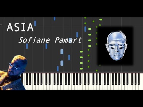 ASIA - Sofiane Pamart (Synthesia Tutorial | Piano sheet)