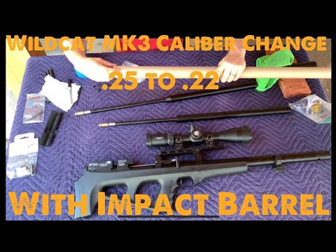 Caliber Swap on the FX Wildcat MK3 using Impact barrel kit!