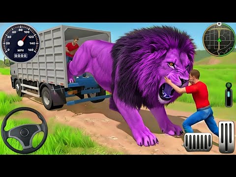 Animal Cargo Truck Driving Game 3D - Animal Transport Cargo Truck 2024 - Android Gameplay