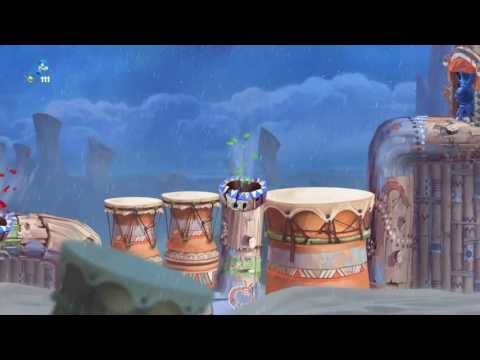 Rayman Legends - Back to Origins: Desert of Dijiridoos 100% Walkthrough