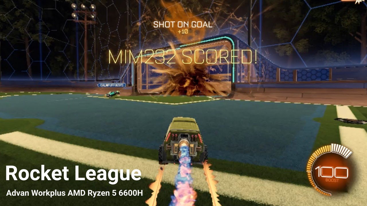 Game Rocket League ( Windows 11 ) - OBS Studio - Advan Workplus AMD Ryzen 5 6600H with Radeon Graphics ( AMD Radeon 660M ) Game Rocket League ( Windows 11 ) - OBS Studio - Advan Workplus AMD Ryzen 5 6600H with Radeon Graphics ( AMD Radeon 660M )