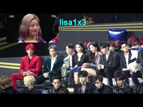 181214 BTS, Seventeen, Wanna One reaction to Twice (FULL) Song of the year @MAMA 2018