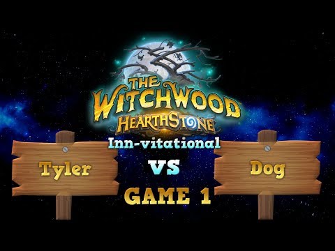Tyler vs Dog game 1 | Hearthstone The Witchwood Inn-vitational 2018