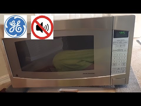 How Turn Off SOUND on Any GE Microwave Oven (SILENT MODE Beeping Beep White Black General Electric)