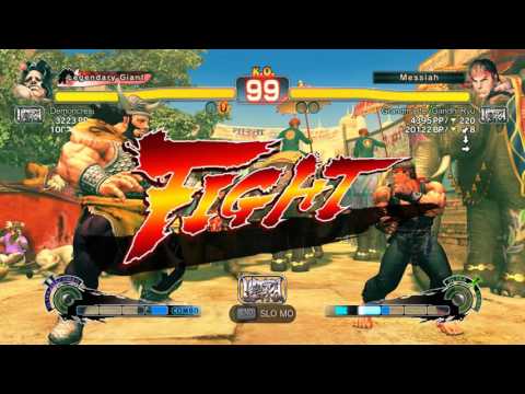Demoncrest (Hugo) Vs. Grandmaster Gandhi Ryu (Ryu) USFIV Ranked Match