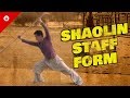 Yin Shou Gun // 1st Bo Staff Form You Should Learn | SHAOLIN KUNG FU BASICS