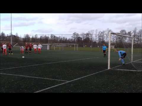 BVV 1 - Heukelum 1, Lars van Honk benut een strafschop.