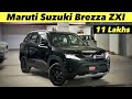 Maruti Suzuki Brezza ZXI Black Colour Detailed Review On Road Price Features All Details