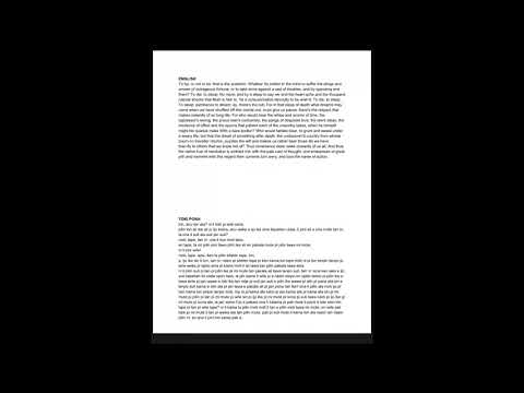 Hamlet soliloquy￼ but its in toki pona #tokipona