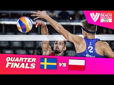 Åhman/Hellvig vs. Bryl/Łosiak - Quarter Finals Highlights Tepic 2024 #BeachProTour