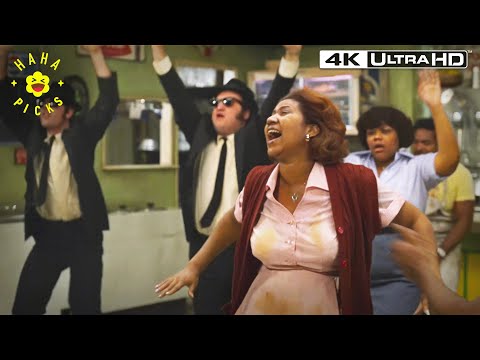 Aretha Franklin Shows Em' How It's Done ("THINK" Full Musical Number) | The Blues Brothers 4k