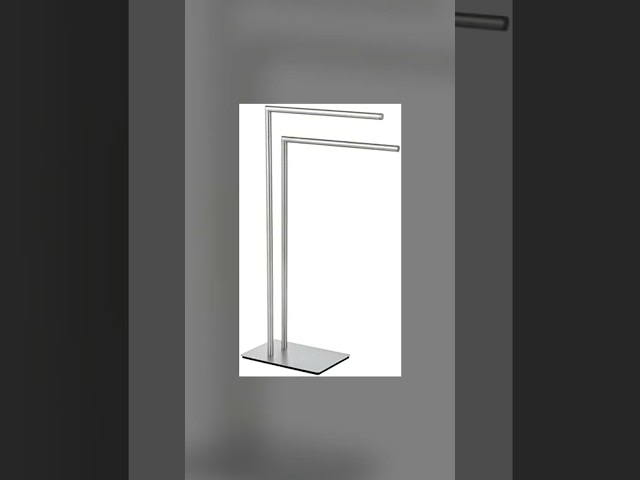 Vídeo relacionado con ZACK Linea 40598 Guest Towel Rail Stainless Steel Black