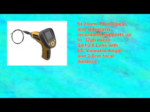 Eggsnow 5.5mm5m tubehd 0.3 megapixels 2.4 Lcd Vedio Borescope Endoscope Waterproof Inspection
