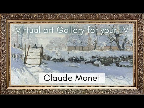 Claude Monet Art Collection for your TV | Virtual Art Gallery | 3 Hr | 4K Ultra HD