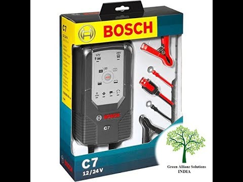 Bosch C7 Car Battery Charger 12 24V