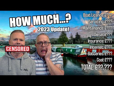How Much It Costs To Live On a Narrowboat in 2023! Ep. 229