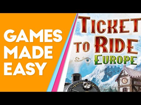 Kako igrati Ticket To Ride Europe