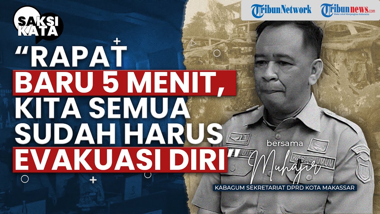 Detik Mencekam Pembakaran DPRD Makassar, Kabagum Bertahan di Dalam saat Gemuruh Api Mulai Menjalar