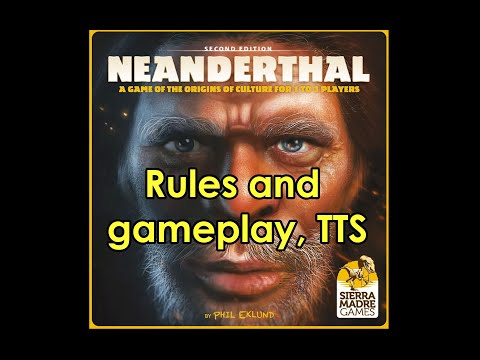 Neanderthal (2. ed.) rules and gameplay (3 players), TTS