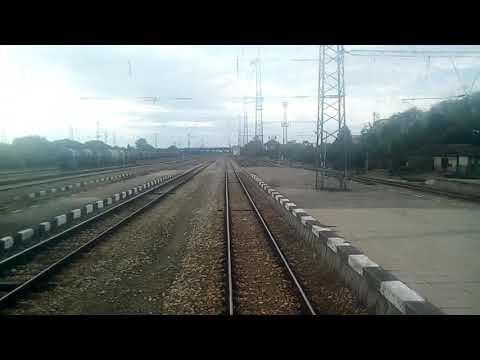 Cab ride - acceleration 0-120 km/h with locomotive Skoda