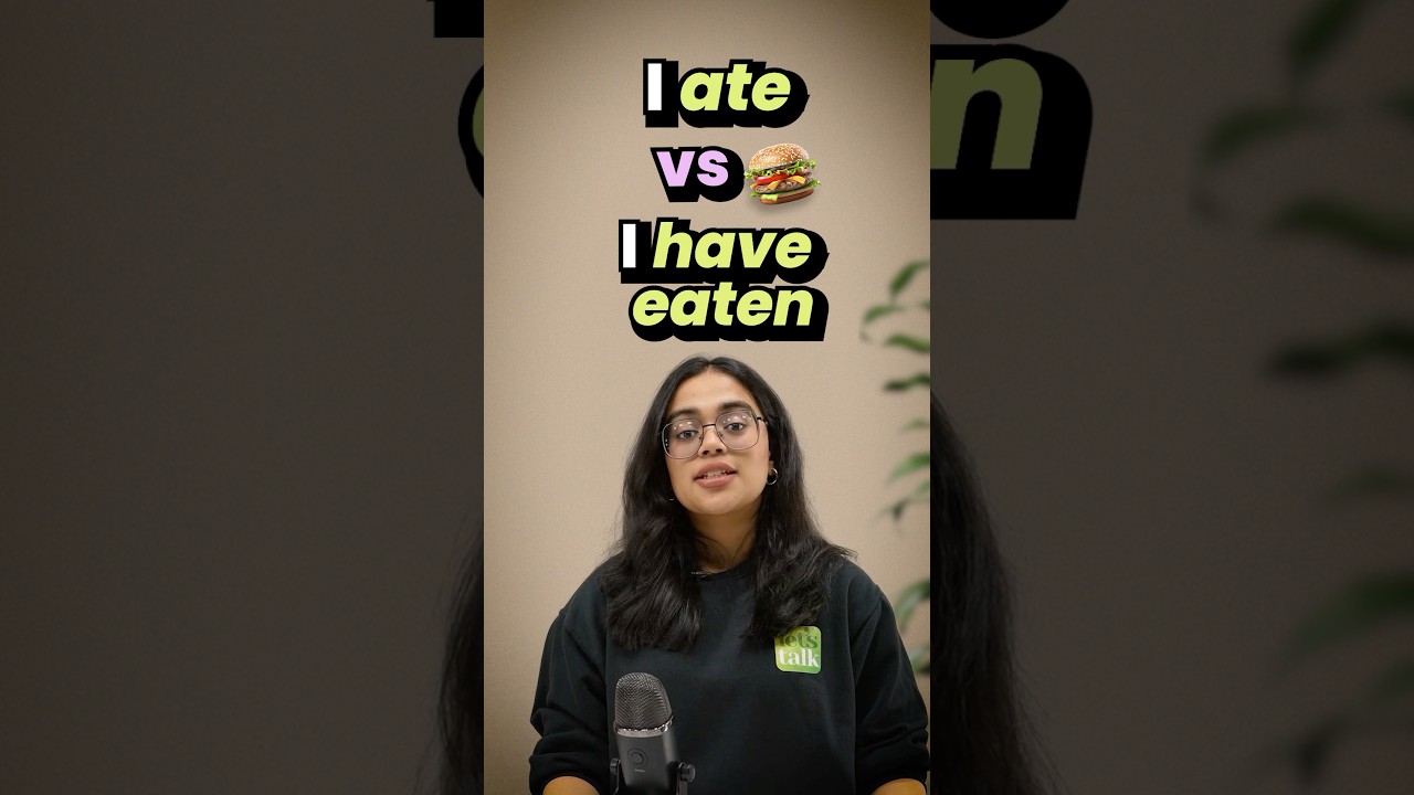 I ATE vs. I HAVE EATEN: Simple Past vs. Present Perfect Tense! (Master English Grammar Tenses)
