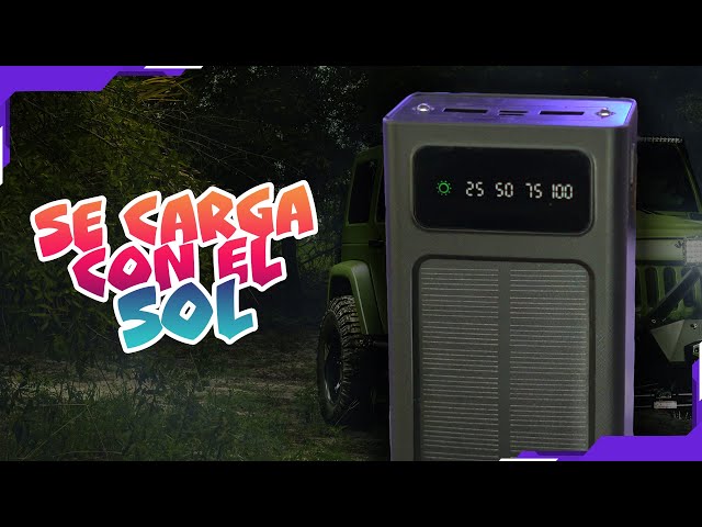 Vídeo relacionado con VRURC Mini Power Bank 10000mAh con 4 Cables Integrados, batería de Carga rápida USB C de 22,5 W, Pantalla LED de Power Bank - Negro