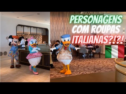 Encontro com personagens Restaurante Disney Riviera Resort | Todas as paradas do Skyliner - parte 1