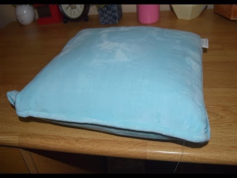 Foldable Car or  Sofa Blanket. Blanket to Pillow Video