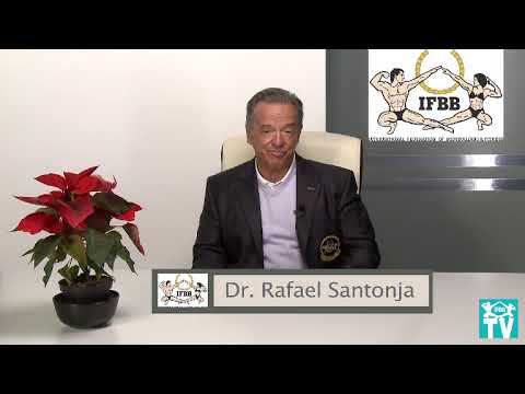 Rafael Santonja. IFBB President. Feliz Navidad