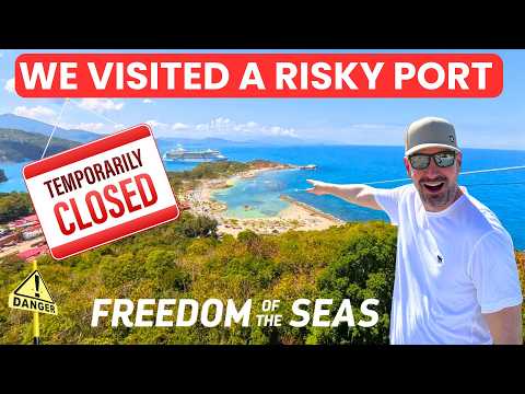 RISKY Labadee, Haiti- Our POV of this port + ONBOARD FUN! Freedom of the Seas Ep. 3 #royalcaribbean