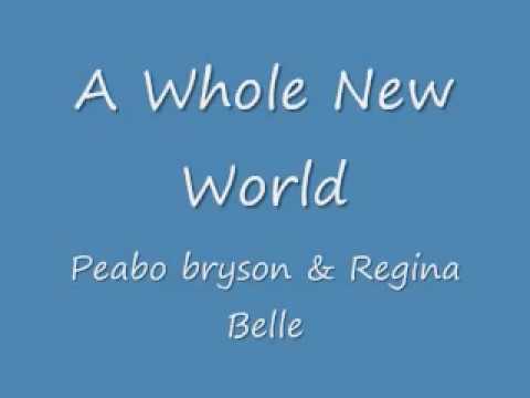 Peabo bryson  Regina Belle   A Whole New World Lyrics