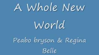 Peabo bryson  Regina Belle   A Whole New World Lyrics