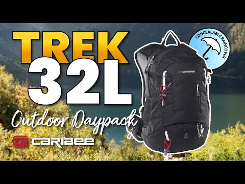 CARIBEE-Trek Thrty Tow 32L登山後背包/休閒/旅遊/登山/透氣背墊/台灣總代理/深藍