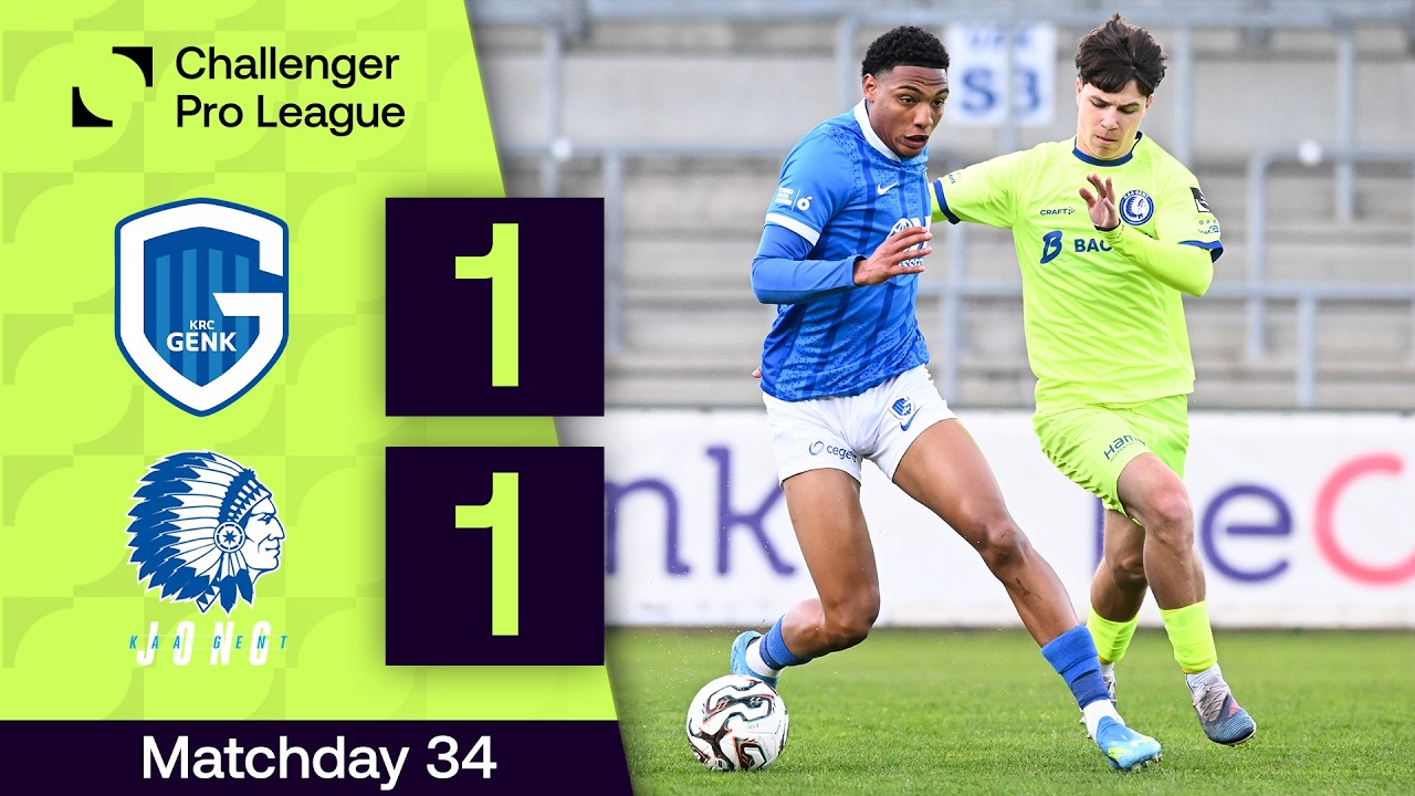 Jong KRC Genk U23 vs KAA Gent Reserve U23 Highlights