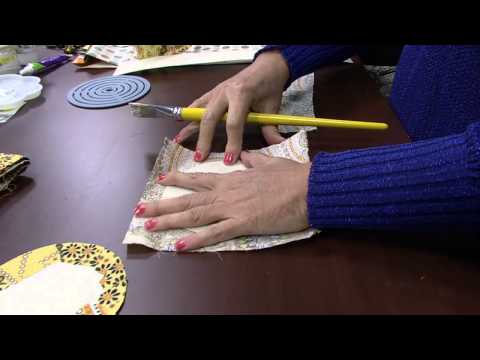 Mulher.com 28/05/2014 Vera Brugin - Porta bolo cartonagen Parte 1/2