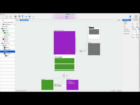 LayoutCode: How to create collection view layout with horizontal scrolling