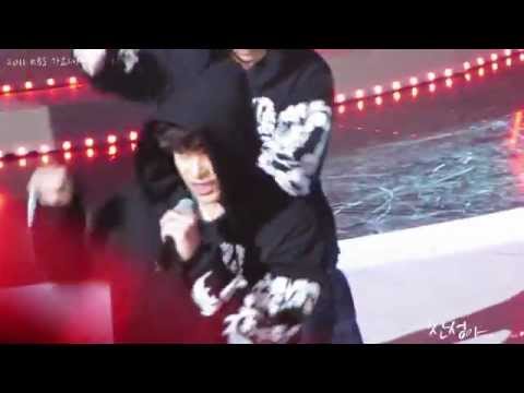 [FANCAM] 11230 KBS Gayo Daejun - Electricity + Hands Up HipHop + Dance Break (Chansung focused)(3)