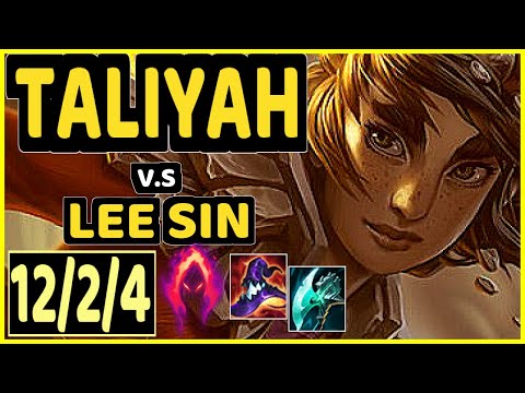 SKEANZ (TALIYAH) vs LEE SIN - 12/2/4 KDA JUNGLE GAMEPLAY - EUW Ranked GRANDMASTER