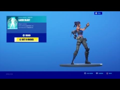 Laser Blast Emote Fortnite Crystal