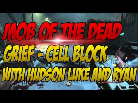 Mob of the Dead - Grief Mode on Cell Block (Live Commentary) (First try.)