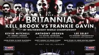 RULE BRITANNIA JOSHUA V JOHNSON/ BROOK VS GAVIN/ KHAN VS ALGERI
