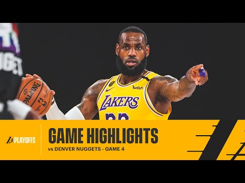 HIGHLIGHTS | LeBron James (26 pts, 9 reb, 8 ast) vs Denver Nuggets