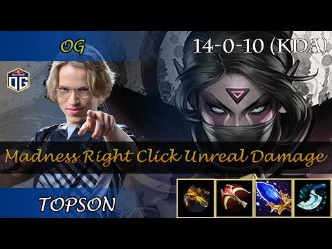 TOPSON [Templar Assasin] Madness Right Click Unreal Damage Dota 2